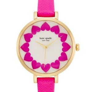 Super cute, hot pink heart, Kate Spade watch